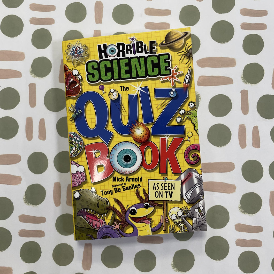 Horrible science quiz book