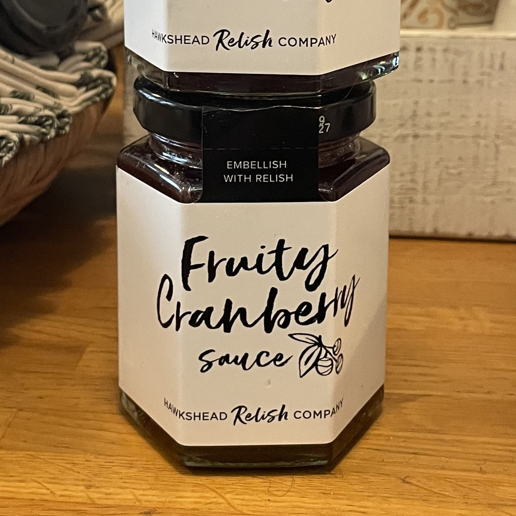 Fruity cranberry sauce