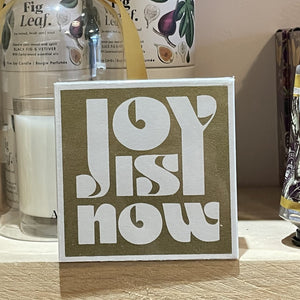 Joy is now matches