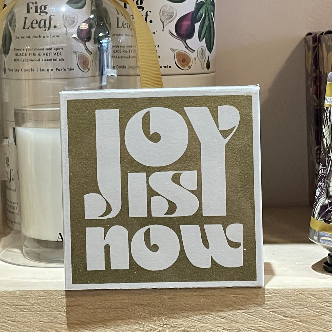 Joy is now matches