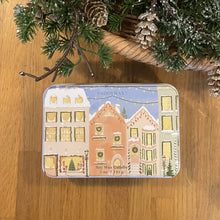 Load image into Gallery viewer, Christmas candle tin - Xmas village - gingerbread &amp; vanilla
