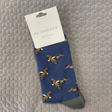 Load image into Gallery viewer, Vintage planes socks - navy
