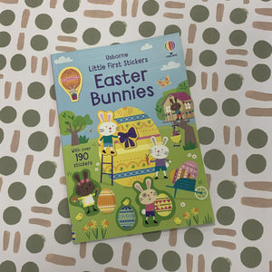 Little first stickers Easter bunnies book