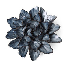 Load image into Gallery viewer, Ceramic flower - sorbet peony - navy

