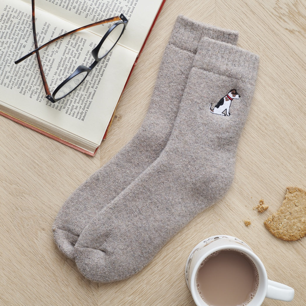 Dog walker socks - Jack Russell