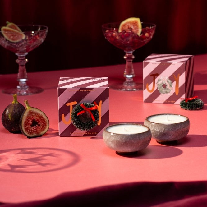 Joy tea lights - spiced clementine (box of 2)