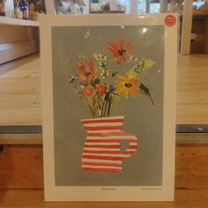 Flower jug art print