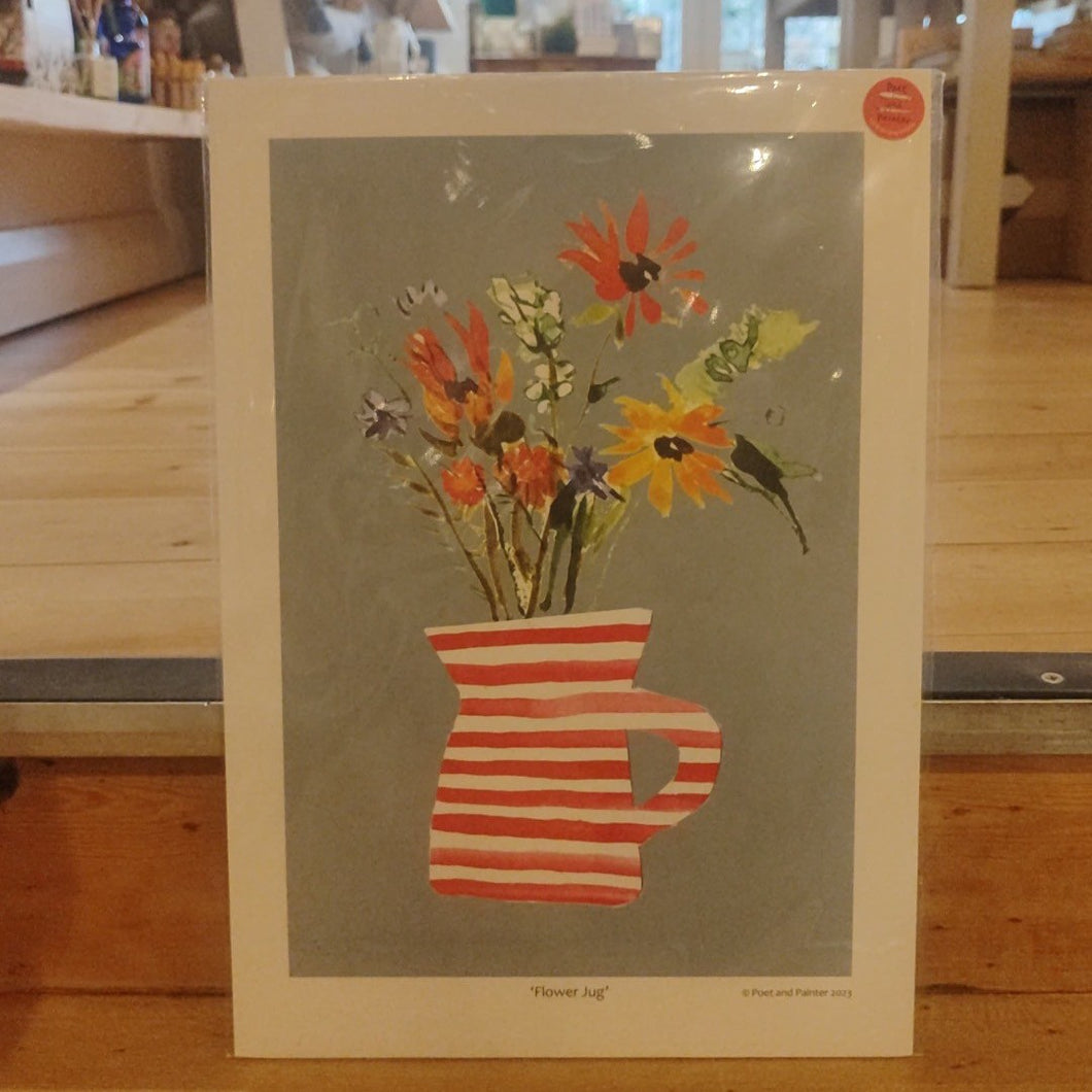 Flower jug art print