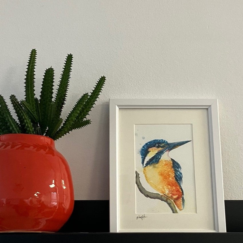 Kingfisher painting