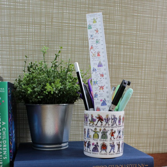 Kings & queens wooden ruler