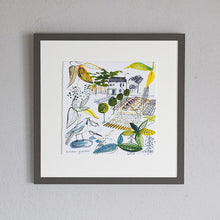 Load image into Gallery viewer, Kitchen garden framed print
