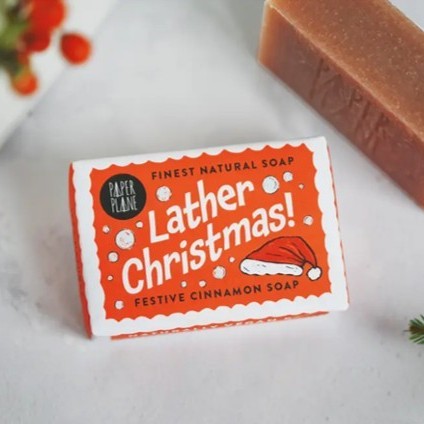 Lather Christmas soap