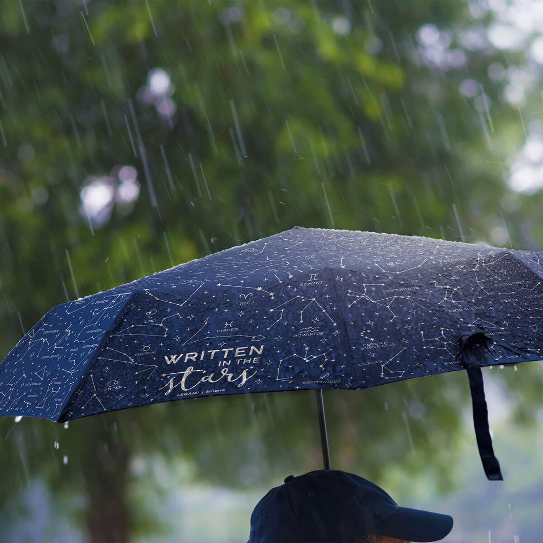 Folding mini umbrella - stars