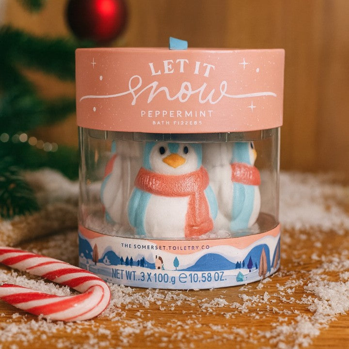 Let it snow bath fizzer - penguin