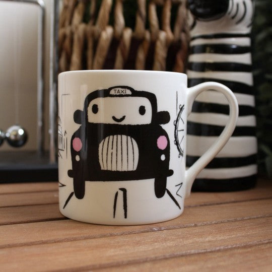 Little black cab mug