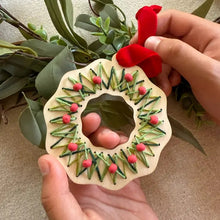 Load image into Gallery viewer, Make your own stitched wreath dec
