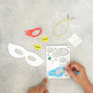 Make your own superhero mask