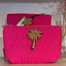 Load image into Gallery viewer, Tribeca make-up bag - bright pink
