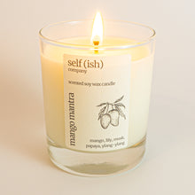 Load image into Gallery viewer, Mango mantra soy candle
