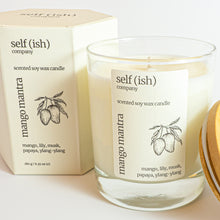 Load image into Gallery viewer, Mango mantra soy candle
