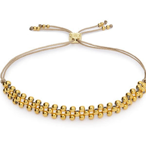 Marisol gold beaded friendship bracelet