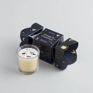 Christmas cracker mini votive - orange & cinnamon