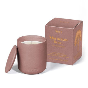 Moroccan rose candle