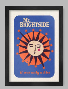 Mr Brightside framed print