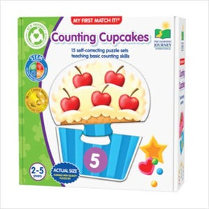 My first match it! Counting cupcakes