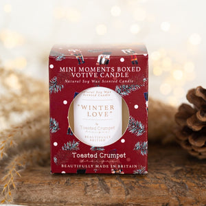 Nutcracker (winter love) mini votive boxed candle