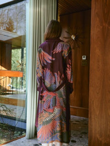 Crane gown - plum