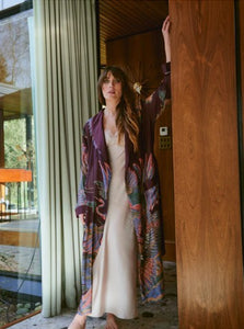 Crane gown - plum