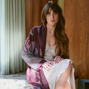 Crane gown - plum