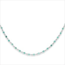 Load image into Gallery viewer, Panacea amazonite silver gemstone necklace
