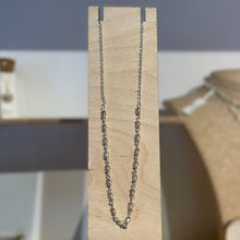 Load image into Gallery viewer, Panacea rose quartz silver gemstone necklace
