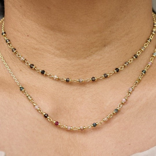 Panacea tourmaline gemstone necklace