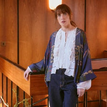 Load image into Gallery viewer, Parsley seed kimono - navy
