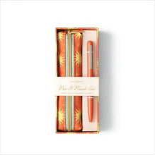 Load image into Gallery viewer, Pen &amp; pouch set - terracotta sun
