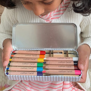 Jumbo watercolour pencils tin