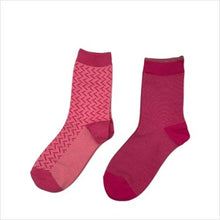 Load image into Gallery viewer, Pink Kyoto &amp; pink Tokyo socks box duo
