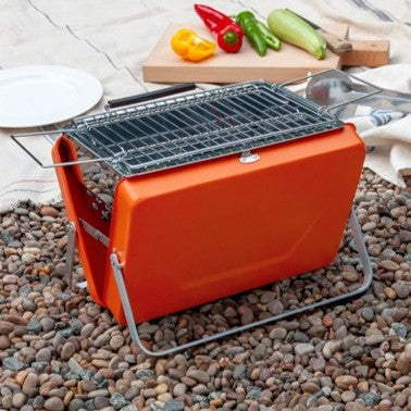 Portable BBQ suitcase - orange