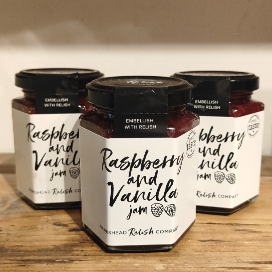 Raspberry & vanilla jam
