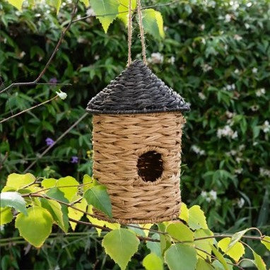 Rattan birdhouse