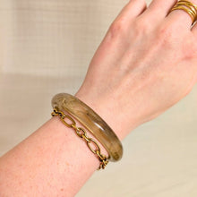 Load image into Gallery viewer, Resin slim bangle - smoky
