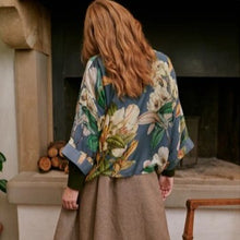 Load image into Gallery viewer, Rhodoleia kimono - blue
