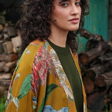 Load image into Gallery viewer, Rhodoleia kimono - gold
