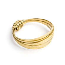 Load image into Gallery viewer, Brass ribbon bangle
