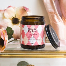 Load image into Gallery viewer, Rose &amp; fig apothecary candle
