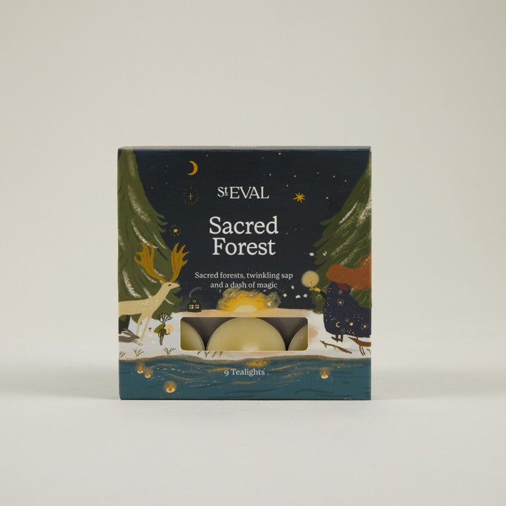 Scented tealights tray - sacred forest