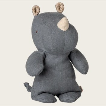 Safari friends - small rhino - dusty blue